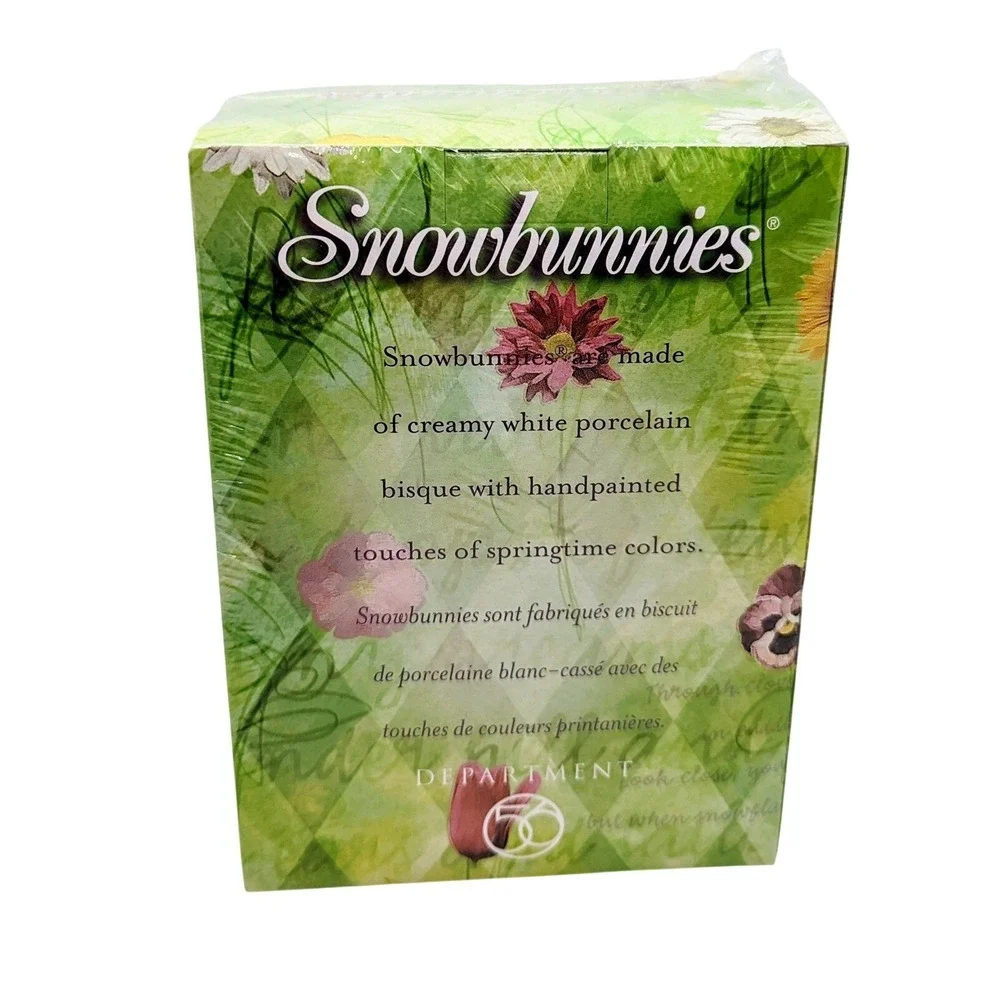 Department 56 Snowbunnies Showers Bring Flowers 56.26368 Waterglobe Figurine
